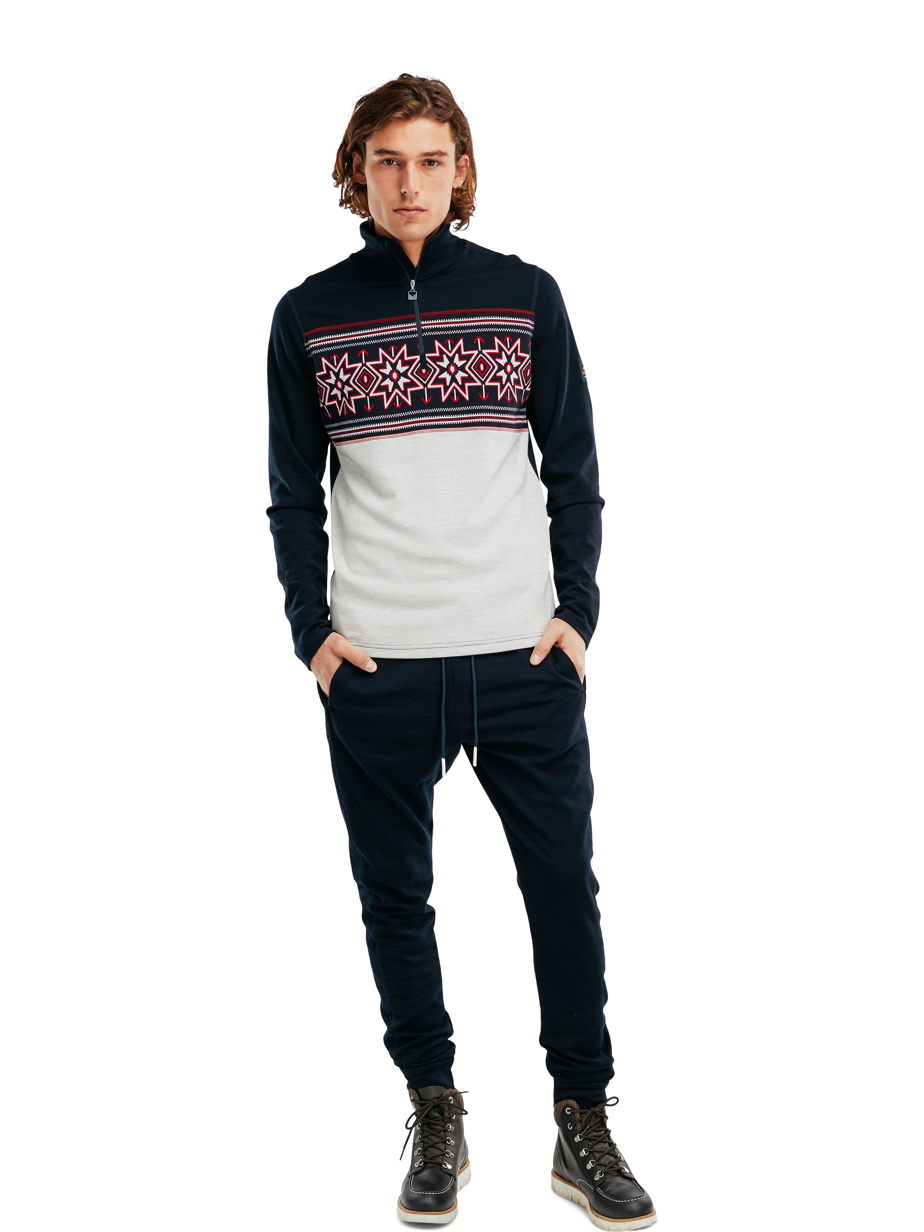 Tindefjell Superfine Men's Pants - Merino wool Navy