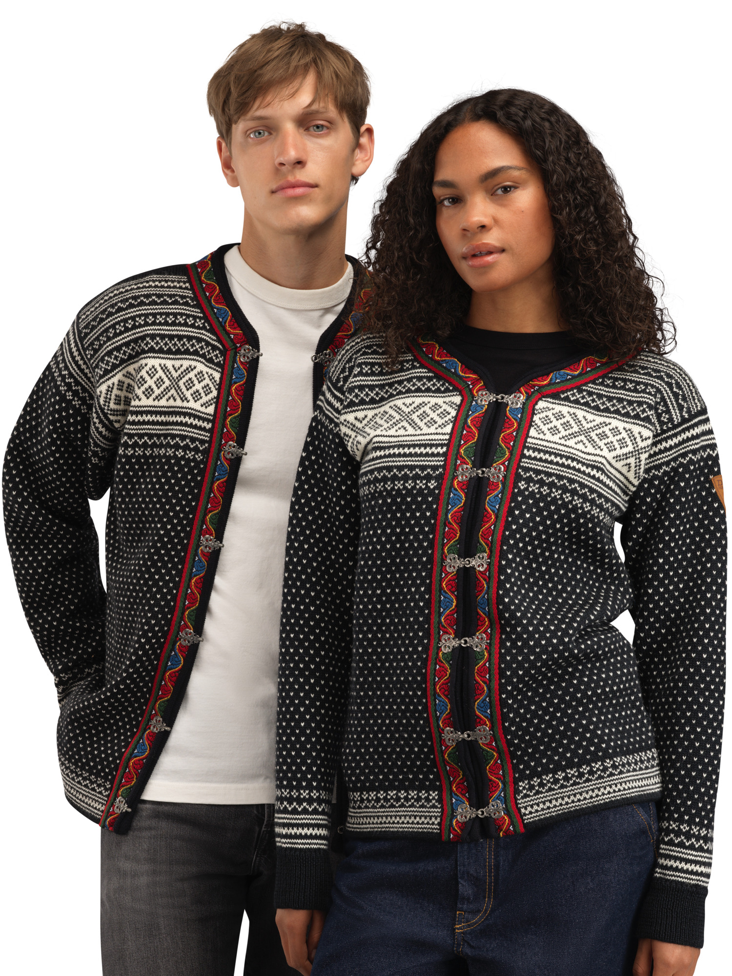 Setesdal Lusekofte Jacket Black Offwhite