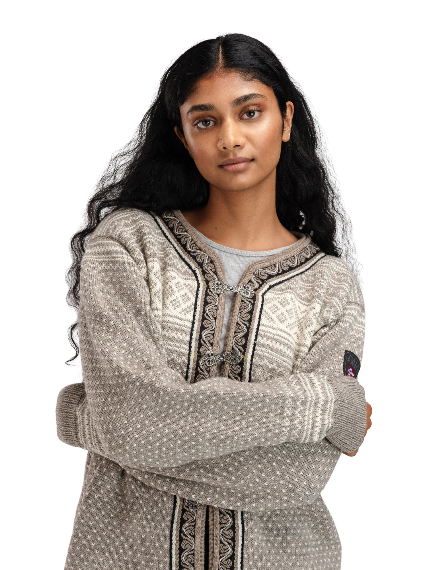 Setesdal Lusekofte Jacket Vanillasugar Naturalwhite