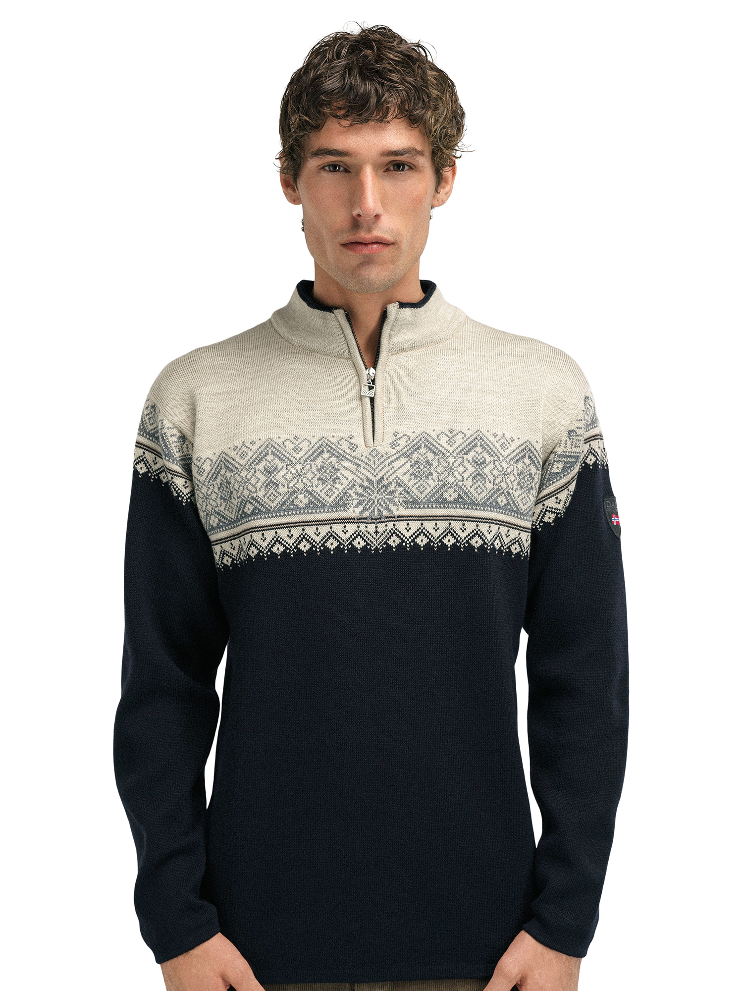 Moritz Men’s Sweater - Merino Wool Black Sandstone