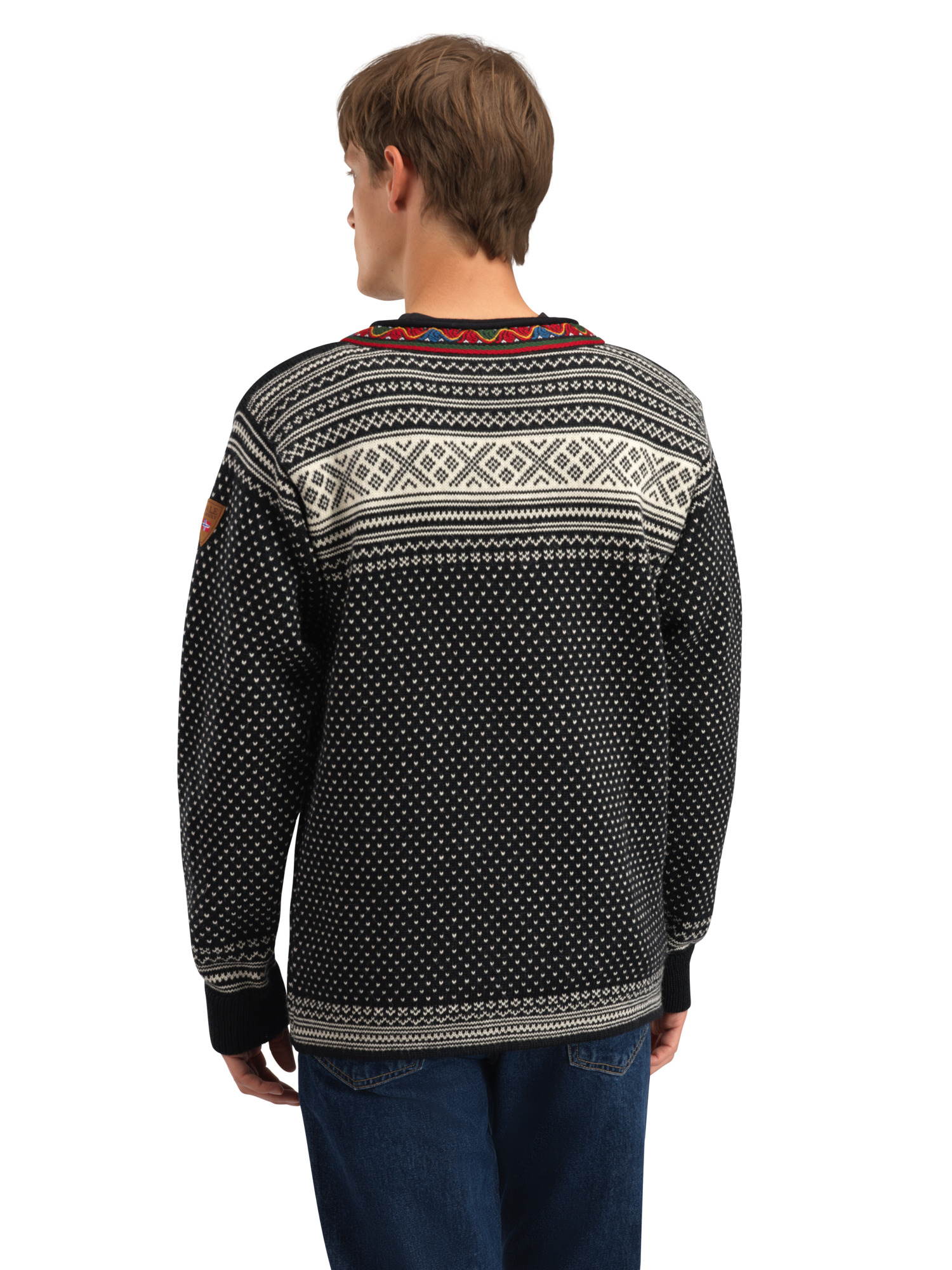 Setesdal Lusekofte Sweater Black Offwhite
