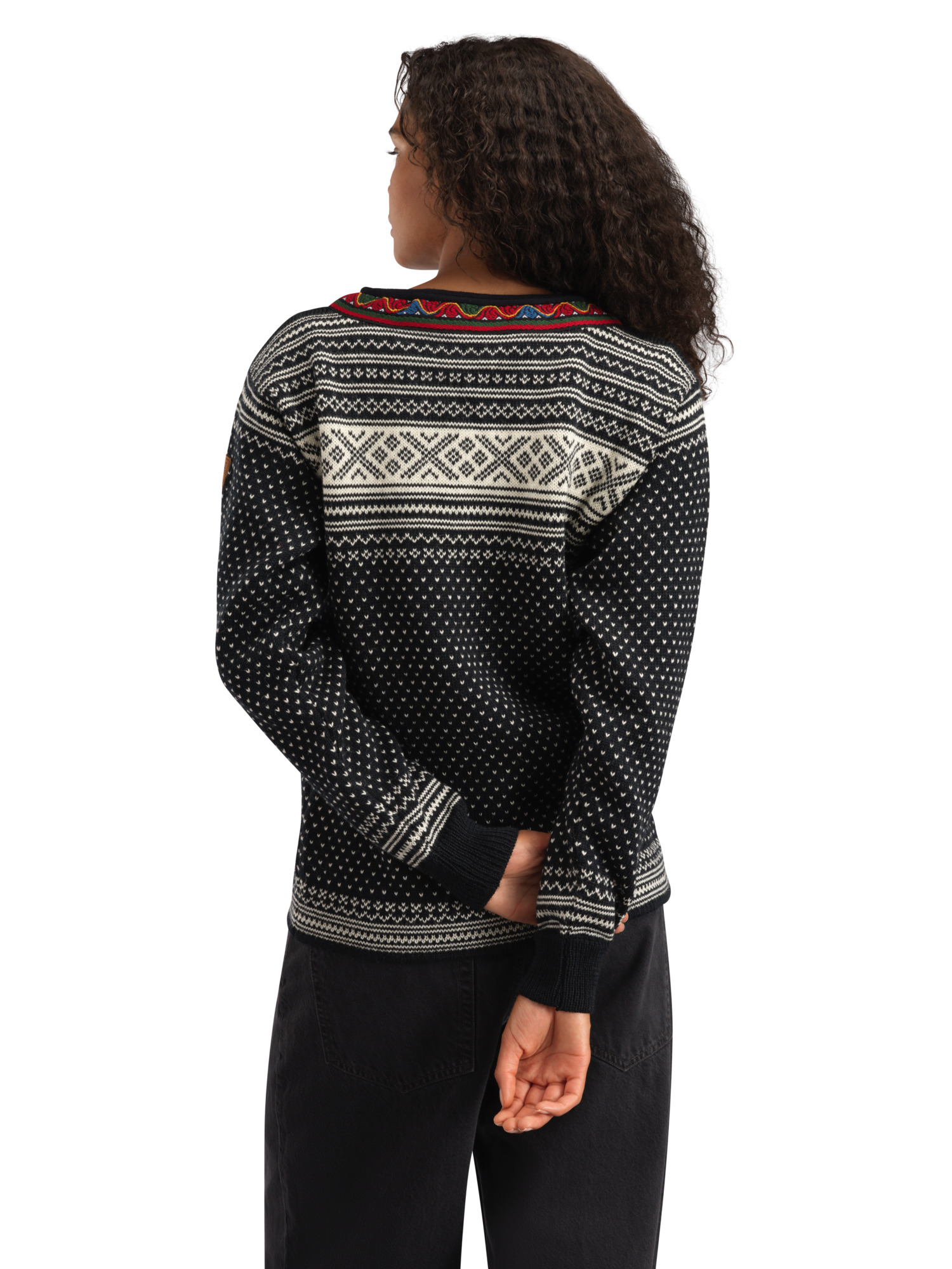 Setesdal Lusekofte Sweater Black Offwhite