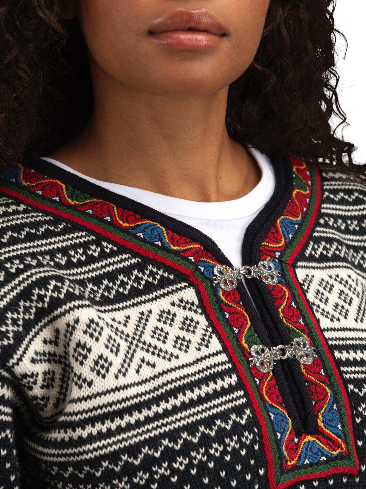 Setesdal Lusekofte Sweater Black Offwhite