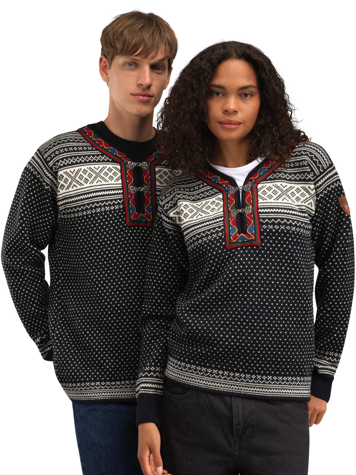 Setesdal Lusekofte Sweater Black Offwhite