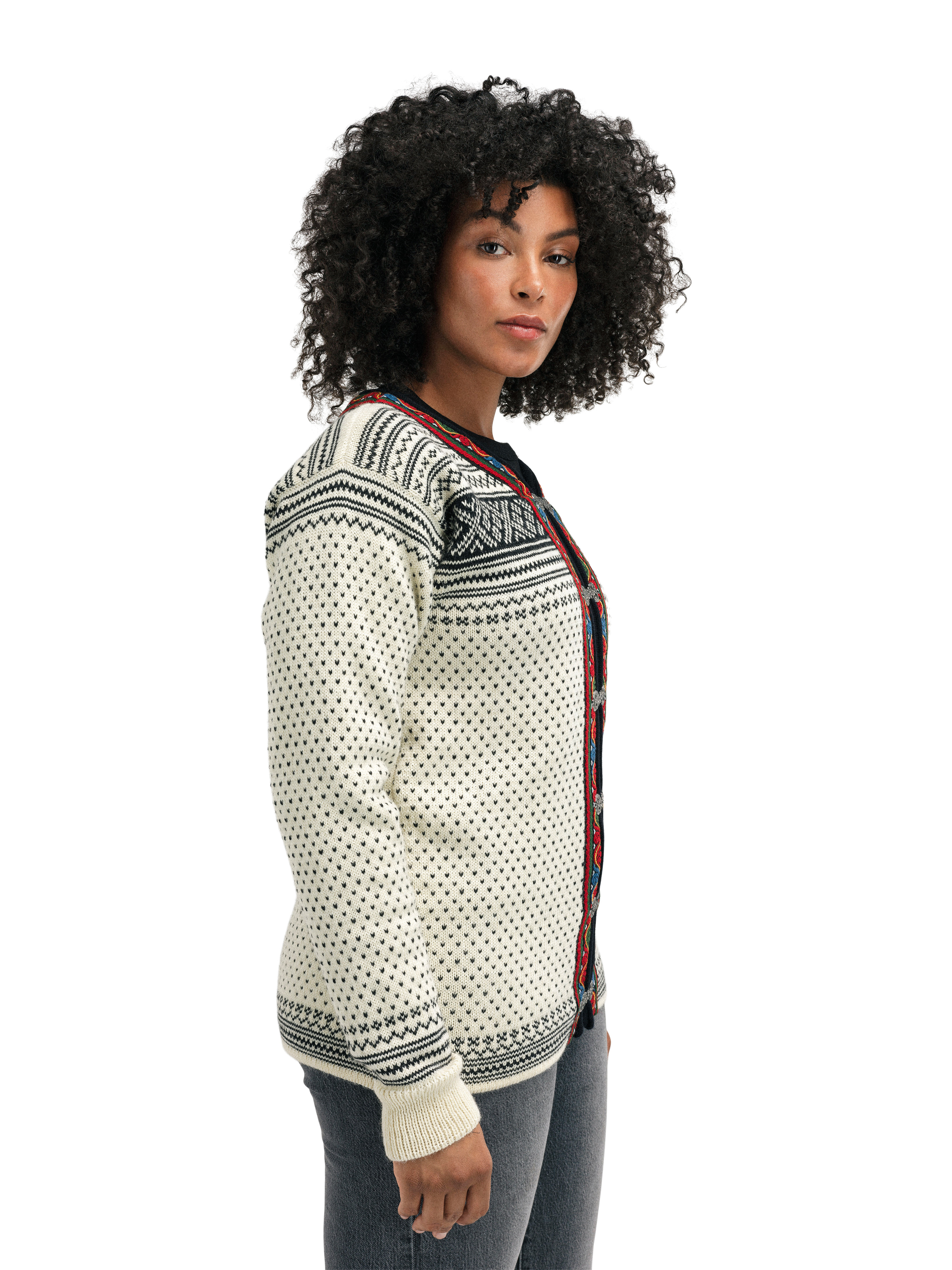 Setesdal Lusekofte Jacket Offwhite Black