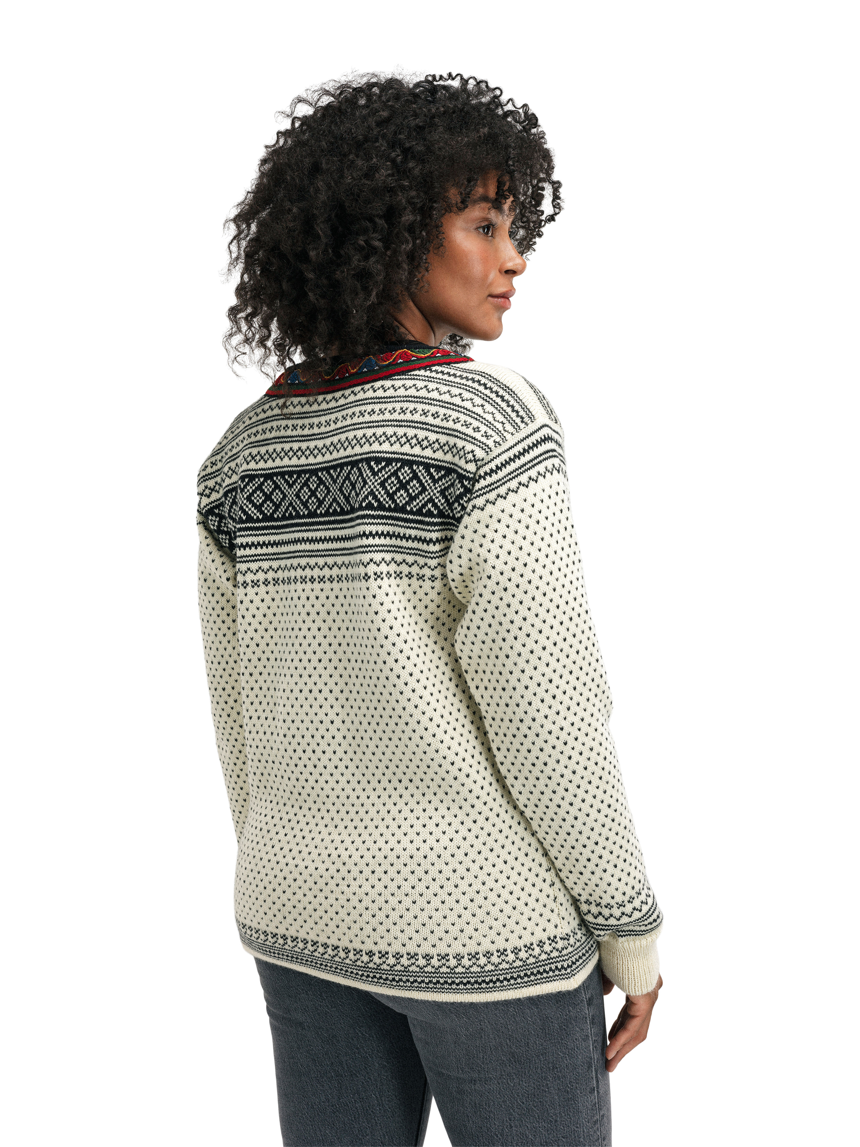 Setesdal Lusekofte Jacket Offwhite Black