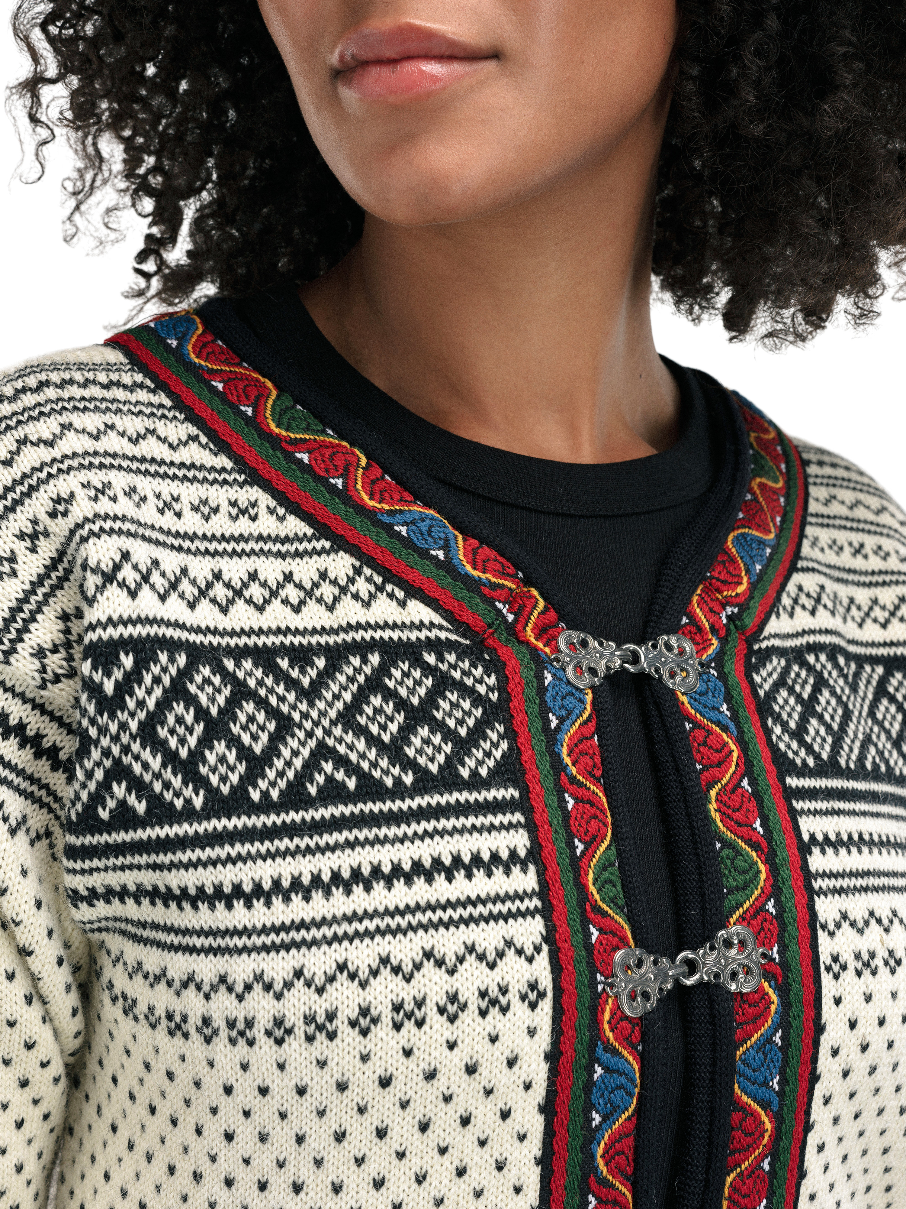 Setesdal Lusekofte Jacket Offwhite Black