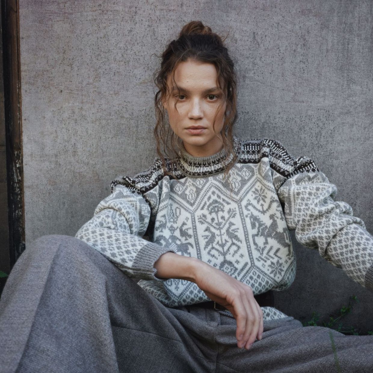 Un dyed Norwegian Olympic sweater from 1994. Spring collection 2025 Dale of Norway