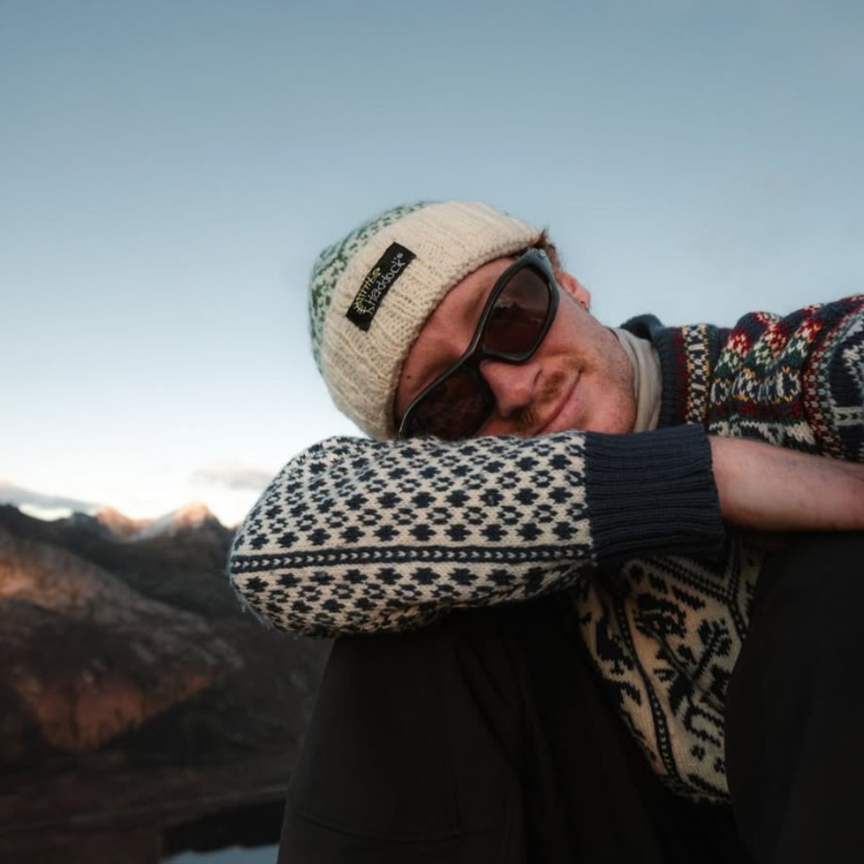 Ådne Birkeland Olympic 1994 blue sweater