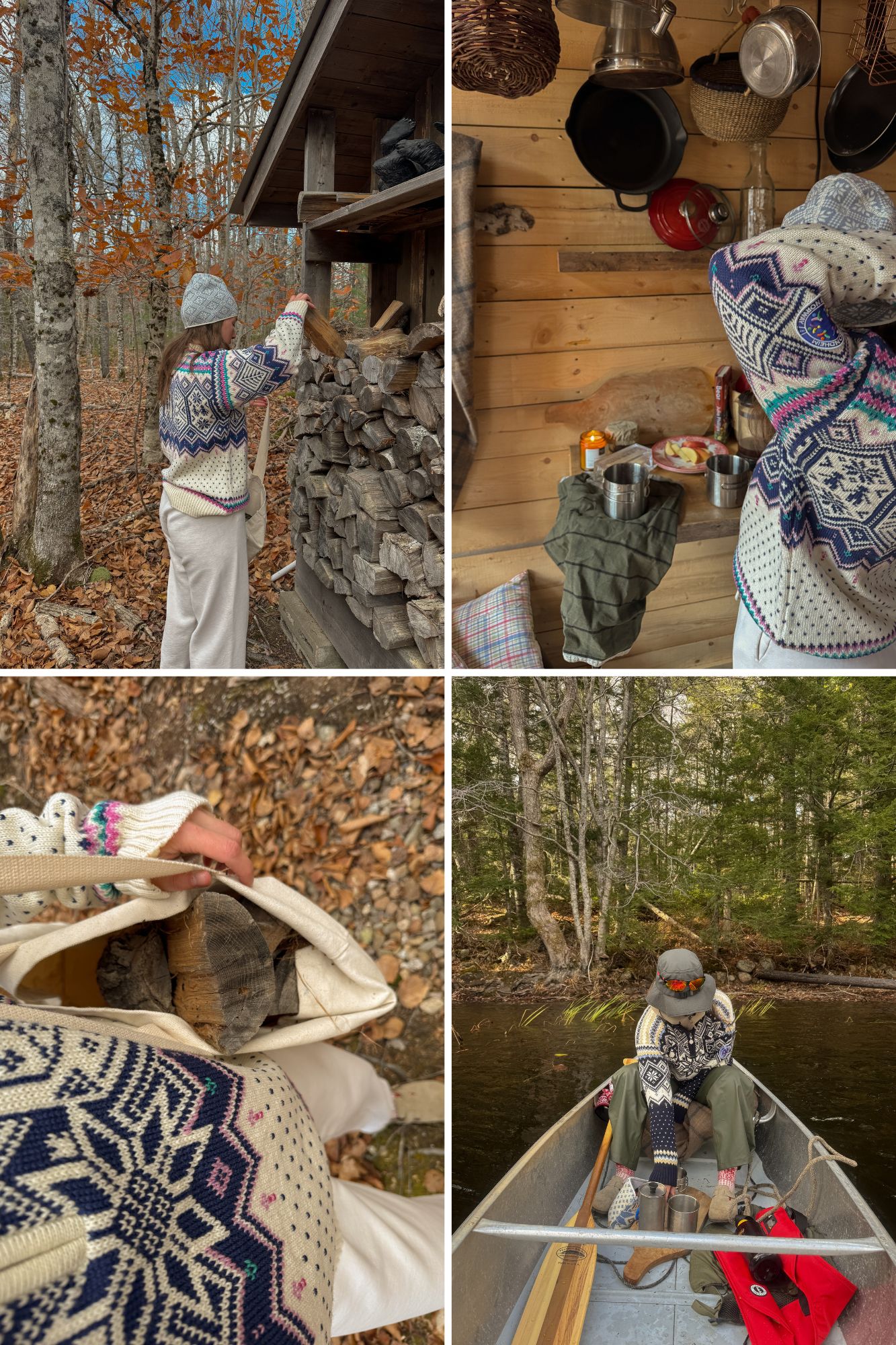 Jodi Rubicheau wearing 2025 Trondheim Women's Wool Sweater in Nova Scotia, Canada