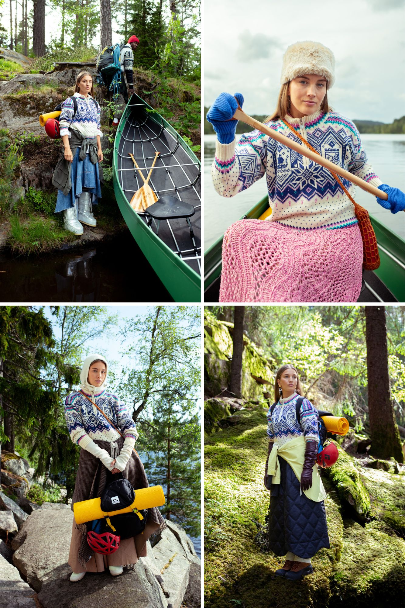 Pernille Døsvik i norsk natur med VM genseren for 2025 fra Dale of Norway